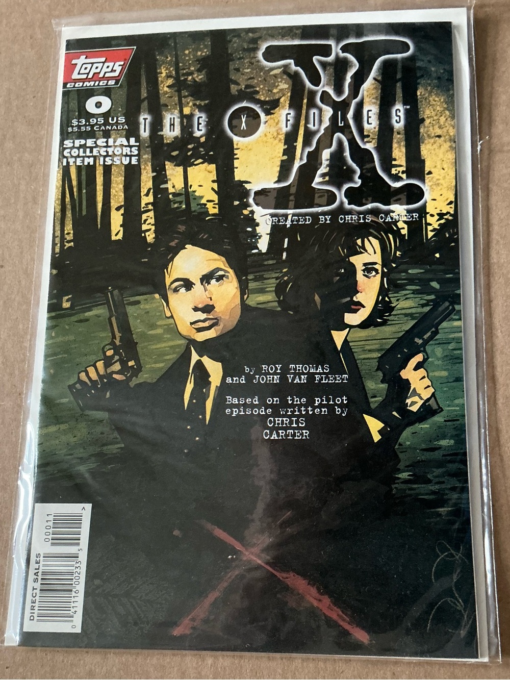 The X-Files Topps Comics Issue 0 Special Collectors Item Issue